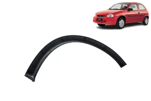 Moldura Dianteira Do Para-lama Lado Esquerdo - Corsa 1997 A 2010