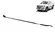 Suporte parachoque dianteiro esquerdo - Nova S10 2012 a 2022 / Trailblazer 2013 a 2022