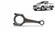 Biela do Motor 1.0, 1.4 e 1.6 - Prisma / Montana / Celta / Agile / Meriva / Corsa Classic / Corsa
