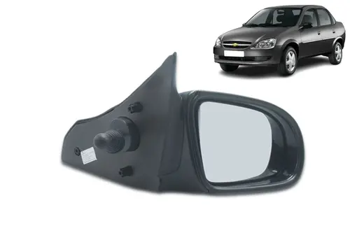 Espelho Retrovisor Externo Direito com Controle Manual - Corsa Classic 1994 a 2017
