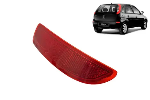 Refletor Do Para-choque Traseiro - Corsa 2002 A 2012