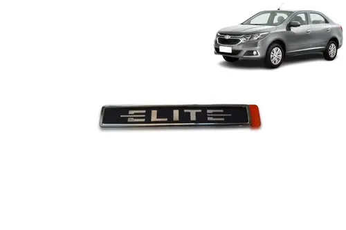 Emblema Elite Porta Dianteira - Cobalt 2016 A 2020
