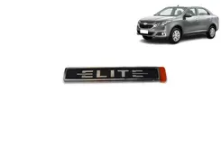 Emblema Elite Porta Dianteira - Cobalt 2016 A 2020