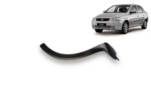 MOLDURA DO PARA-LAMA TRASEIRO LADO ESQUERDO - NOVO CORSA SEDAN 2002 A 2012