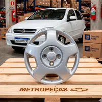 Calota Aro 14 Cinza Claro - Novo Corsa 2008 A 2012
