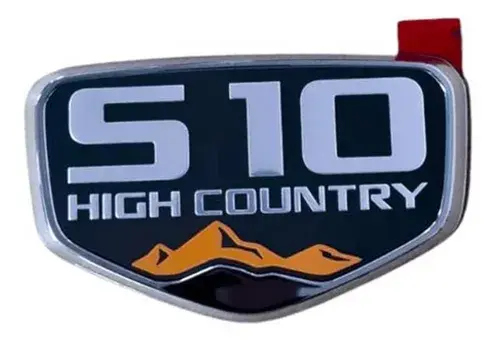 Emblema Tampa Traseira * High Country * - Nova S10 2012 A 2019