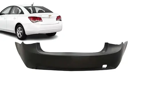 Parachoque Traseiro Com Furos Sensor - Cruze Sedan 2012 a 2016