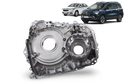 Carcaça Seca do Diferencial e Conversor de Torque - Cobalt 1.8 / Spin 1.8 / Cruze 1.4 / Onix 1.4 / Novo Prisma 1.4 - Câmbio Automático 6X 2017 a 2023