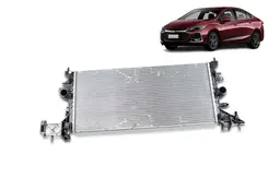 Radiador d'agua - Cruze 1.4 Turbo 2017 a 2023