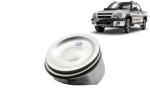 01 Pistão Do Motor Standard Com Anéis - S10 / Blazer