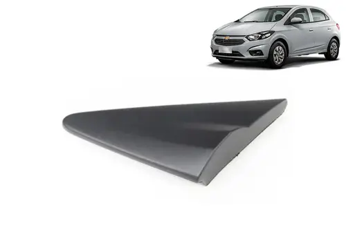 Moldura Acabamento do Espelho Retrovisor Externo Esquerdo - Joy / Joy Plus / Onix / Prisma