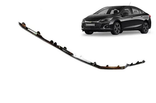 Moldura Cromada da Grade Dianteira do Radiador  - Cruze 2020 a 2023 ( Figura 13 )