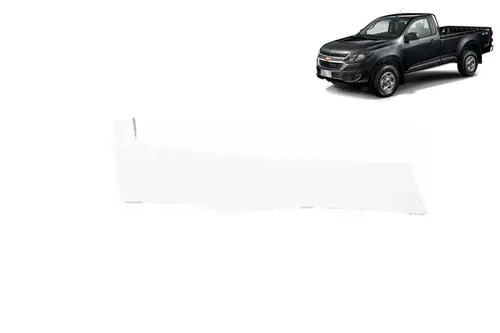 Adesivo Protetor da Pintura da Caçamba Lado Esquerdo - Nova S10 Cabine Dupla 2017 a 2021