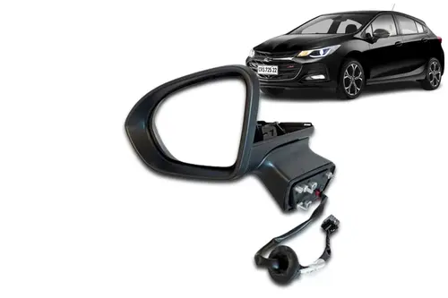 Espelho Retrovisor Externo Esquerdo - Cruze 2016 A 2017