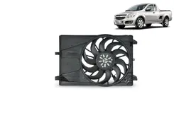Ventoinha Ventilador do Radiador - Montana 1.4 Flex 2018 a 2021 com Ar Condicionado