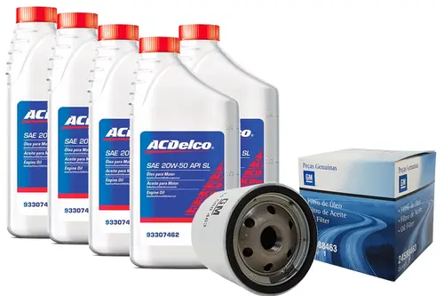 Kit troca óleo 20w50 mineral - Blazer / S10 / Astra