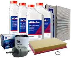 Kit Troca de Óleo 20W50 Mineral E Filtros - Montana / Novo Corsa