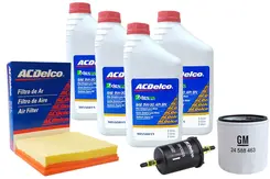 Kit troca de óleo 5w30 e filtros de ar, óleo e combustível - Agile / Nova Montana / Classic