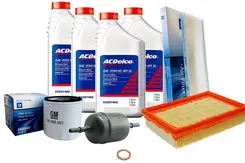 Kit de Troca de Óleo 20W50 e Filtros - Celta 2001 a 2004