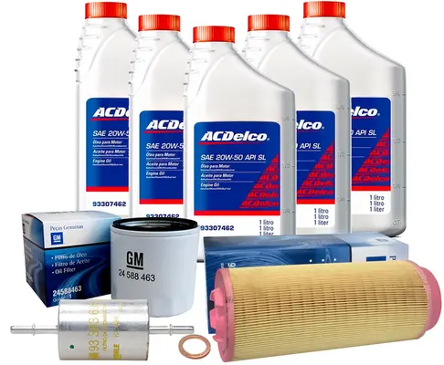 Kit de Troca de Óleo 20W50 e Filtros - S10 / Blazer
