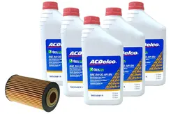 Kit Troca de Óleo 5w30 e Filtro de Óleo do Motor  - Cruze 1.8 / Sonic 1.6