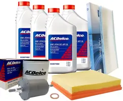 Kit Óleo 20w50 e Filtros Acdelco - Corsa / Corsa Classic