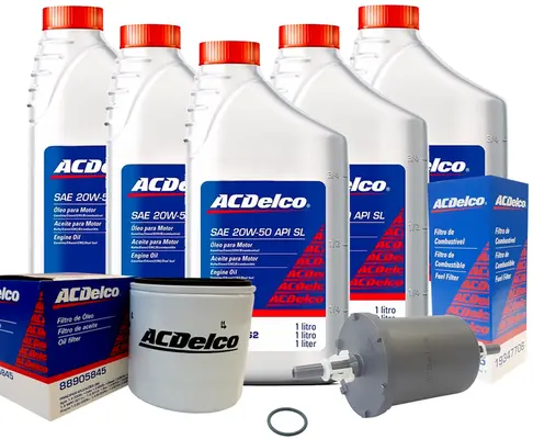 Kit Óleo 20w50 e Filtros Acdelco - Vectra / Astra / Zafira
