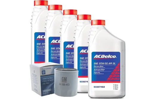 Kit Troca de Óleo 20w50 Mineral e Filtro de Óleo - Vectra / Astra / Zafira