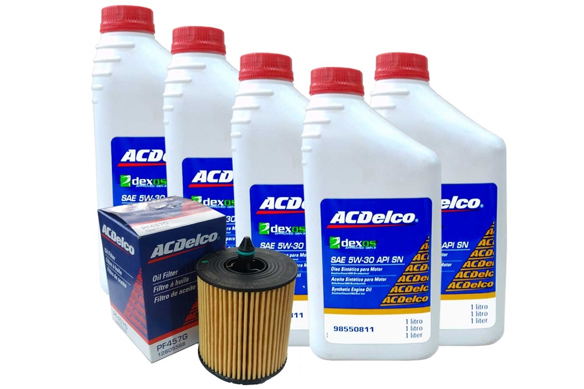 Kit Troca de Óleo 5w30 100% Sintético e Filtro de Óleo - Captiva 2.4 ...