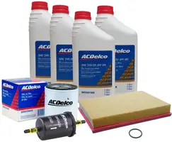 Kit de troca de óleo 5W30 e filtros - Meriva / Montana / Novo Corsa