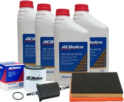 Kit de troca de óleo 5W30 ACDelco e filtros - Onix / Novo Prisma / Cobalt / Spin