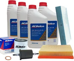 Kit de troca de óleo 5W30 e filtros - Cobalt 2012 a 2016