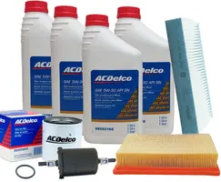 Kit de troca de óleo 5W30 e filtros - Cobalt / Spin