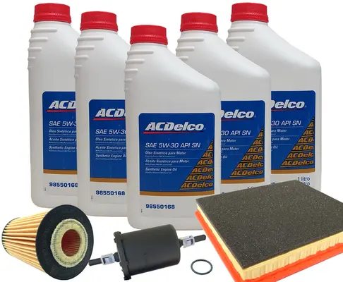 Kit Troca de Óleo e Filtros - Cruze 2012 até 2016