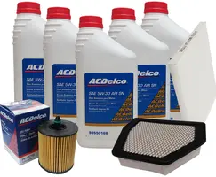 Kit Troca de Óleo 5W30 e Filtros - Captiva 2008 a 2017