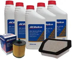 Kit Troca de Óleo 5W30 ACDelco e Filtros - Captiva 2008 a 2017