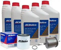 Kit Troca de Óleo 5W30 e Filtros - Blazer / S10 / Vectra / Astra / Zafira