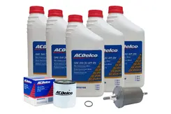 Kit de troca de óleo 5W30 ACDelco e filtros - Vectra 2005