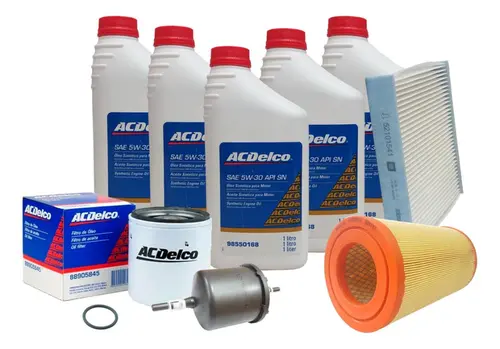 Kit De Troca De Óleo 5W30 E Filtros - Nova S10 2012 Até 2014