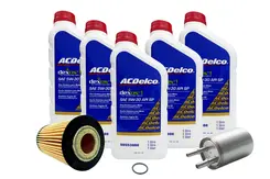 Kit Troca de Óleo 5w30 e Filtros de Óleo e Combustível - Tracker 1.8 2014 a 2016