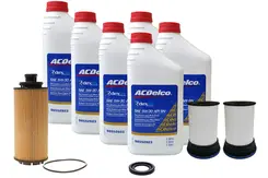 Kit 6L de Óleo 5W30 Dexos 2 Diesel e Filtros de Óleo e Combustível - Nova S10 / Trailblazer Motor 2.8 Diesel