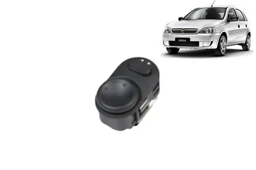 Interruptor de Controle do Espelho Retrovisor Externo - Novo Corsa / Meriva / Montana