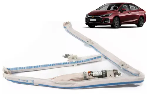 Airbag Cortina do Teto Lado Direito - Cruze Sedan 1.4 Turbo 2018 a 2023