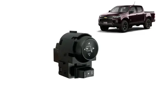 Botão Ajuste Retrovisor Esquerdo - Nova S10 / Trailblazer