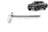 Canaleta do Vidro da Porta Dianteira - Nova S10 Cab Dupla / Nova S10 Cab Simples / Trailblazer