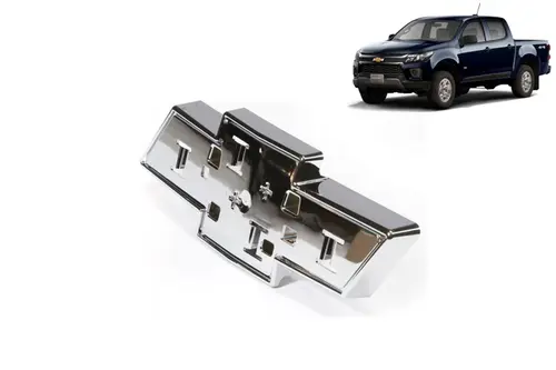 Emblema Encaixe da Gravata Grade Dianteira - Nova S10 / Trailblazer 2021 a 2023
