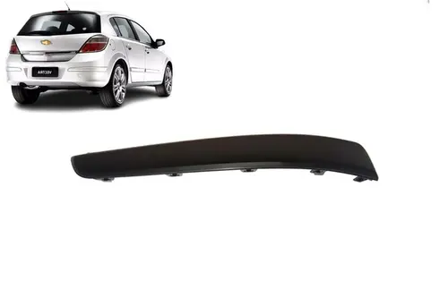 Moldura Para-choque Traseiro Direito - Vectra 2008 A 2011