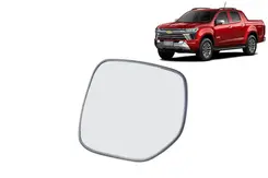 Vidro Espelho Retrovisor Dir - S10 Cab Dupla / S10 Cab Simples / Trailblazer.