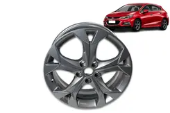 Roda De Alumínio Aro 17 - Novo Cruze 2017 A 2023 (Prata Escuro Metálico)