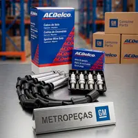 Kit Velas e Cabos de Velas Acdelco - Onix / Prisma 1.4 Flex 2013 a 2019